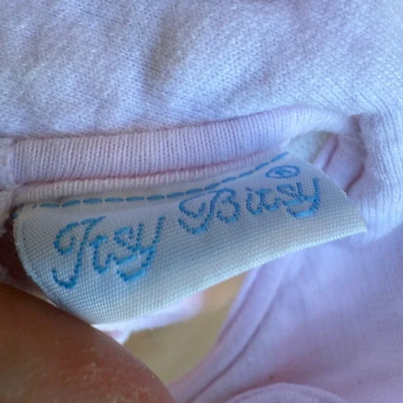 Vtg Itsy Bitsy Sleeper Noahs Ark Embroidered Pink Romper Toddler Girls Size 2T - Picture 5 of 10